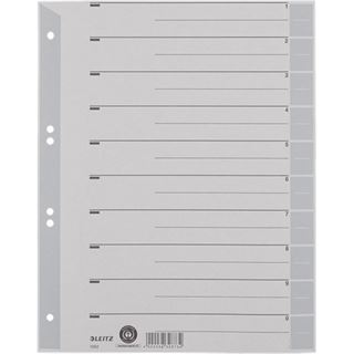 LEITZ Trennbl&auml;tter 1652 1-0 grau, 100 St.