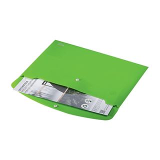 LEITZ Dokumententaschen Recycle 4678 DIN A4 gr&uuml;n genarbt