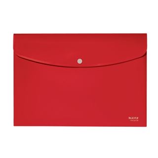 LEITZ Dokumententaschen Recycle 4678 DIN A4 rot genarbt