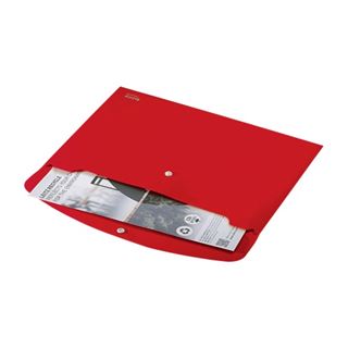 LEITZ Dokumententaschen Recycle 4678 DIN A4 rot genarbt