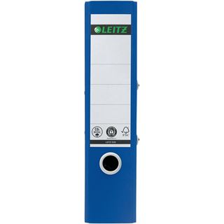 LEITZ recycle 1018 Ordner blau Karton 8,0 cm DIN A4