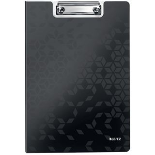 LEITZ Klemmbrettmappe WOW 4199 DIN A4 schwarz Kunststoff
