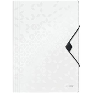 LEITZ Eckspanner WOW 4599 DIN A4 wei&szlig;