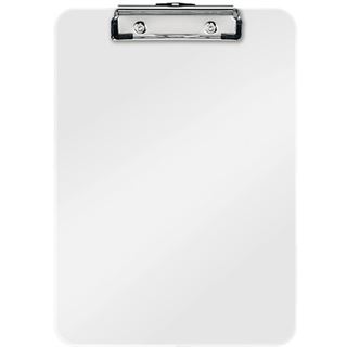 LEITZ Klemmbrett WOW 3971 DIN A4 wei&szlig; Kunststoff