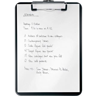 LEITZ Klemmbrett WOW 3971 DIN A4 schwarz Kunststoff