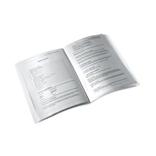 LEITZ WOW Sichtbuch DIN A4, 40 H&uuml;llen gelb-metallic