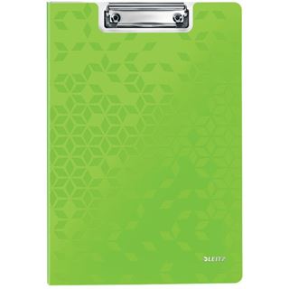 LEITZ Klemmbrettmappe WOW 4199 DIN A4 gr&uuml;n Rauten Kunststoff