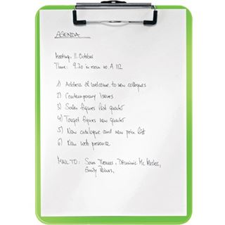 LEITZ Klemmbrett WOW 3971 DIN A4 gr&uuml;n Kunststoff