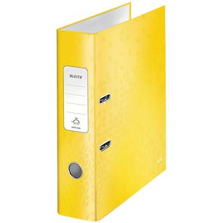 LEITZ Ordner gelb Karton 8,0 cm DIN A4