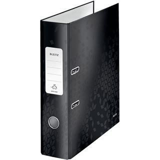 LEITZ Ordner schwarz Karton 8,0 cm DIN A4