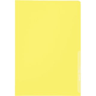 LEITZ 100 Sichth&uuml;llen 4000 DIN A4 gelb genarbt 0,13 mm