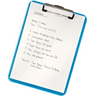 LEITZ Klemmbrett WOW 3971 DIN A4 blau Kunststoff