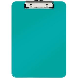 LEITZ Klemmbrett WOW 3971 DIN A4 eisblau Kunststoff