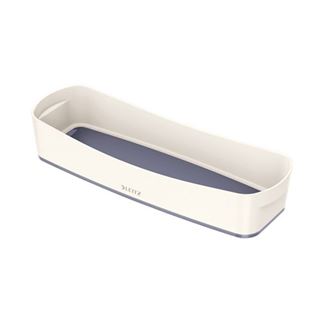 LEITZ MyBox Aufbewahrungsbox 0,6 l perlwei&szlig;/grau 30,7 x 10,5 x