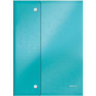 LEITZ 6 Dokumententaschen DIN A4 farbsortiert genarbt 0,20 mm