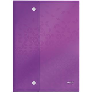 LEITZ 6 Dokumententaschen DIN A4 farbsortiert genarbt 0,20 mm