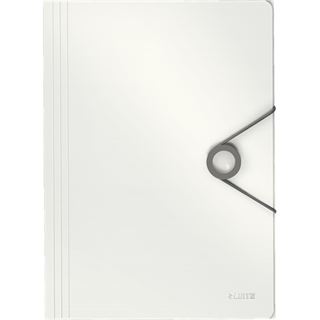 LEITZ Eckspanner Solid 4563 DIN A4 wei&szlig;