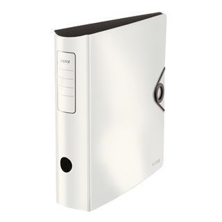 LEITZ Ordner wei&szlig; Kunststoff 8,2 cm DIN A4