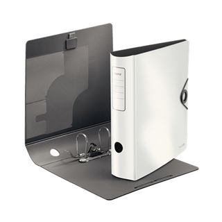 LEITZ Ordner wei&szlig; Kunststoff 8,2 cm DIN A4