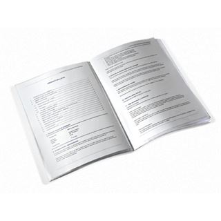 LEITZ WOW Sichtbuch DIN A4, 40 H&uuml;llen pink-metallic