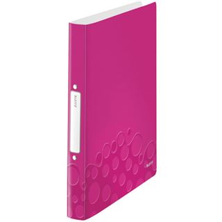 LEITZ WOW Ringbuch 2-Ringe pink-metallic 3,2 cm DIN A4