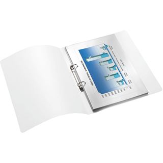 LEITZ WOW Ringbuch 2-Ringe pink-metallic 3,2 cm DIN A4