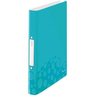 LEITZ WOW Ringbuch 2-Ringe eisblau-metallic 3,2 cm DIN A4