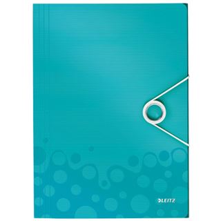 LEITZ Eckspanner WOW 4599 DIN A4 eisblau