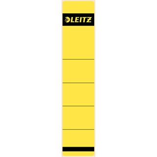 LEITZ 10 Ordneretiketten 1643 gelb f&uuml;r 5,2 cm R&uuml;ckenbreite