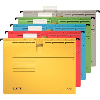 LEITZ 5 Hängehefter ALPHA® 1984 Karton blau 1 x