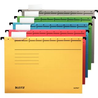 LEITZ 5 H&auml;ngemappen ALPHA&reg; 1985 gr&uuml;n
