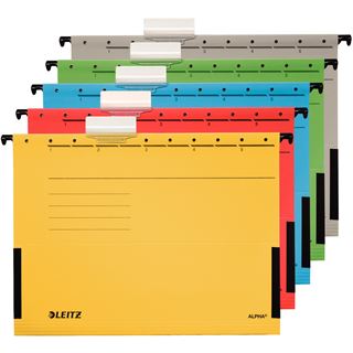 LEITZ 5 Hängetaschen ALPHA® 1986 gelb