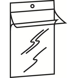LEITZ 10 Sichttaschen Sichttasche 4094 DIN A4 transparent genarbt