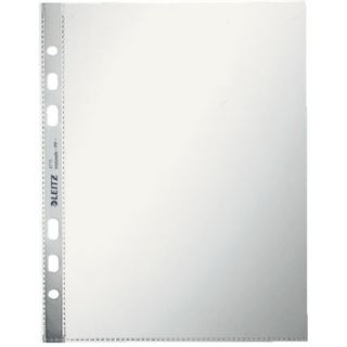 LEITZ 100 Prospekth&uuml;llen 4775 DIN A5 transparent glatt 0,075 mm