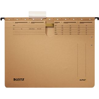 LEITZ 25 H&auml;ngehefter ALPHA&reg; 1914 Karton naturbraun 1 x