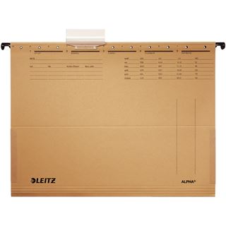 LEITZ 25 H&auml;ngetaschen ALPHA&reg; 1916 naturbraun