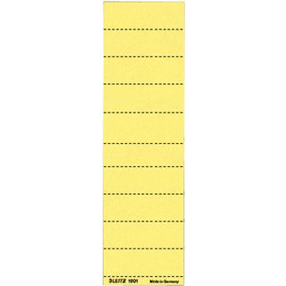 LEITZ 100 Beschriftungsschilder für Hängeregister 1901 gelb