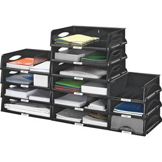 LEITZ Briefablage Sorty A4 quer grau