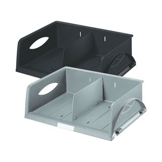 LEITZ Briefablage Sorty A4 quer grau