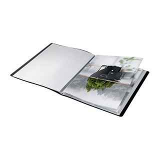LEITZ Recycle 4676 Sichtbuch DIN A4, 20 H&uuml;llen schwarz