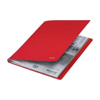 LEITZ Recycle 4677 Sichtbuch DIN A4, 40 H&uuml;llen rot