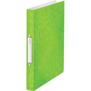 LEITZ WOW Ringbuch 2-Ringe gr&uuml;n 3,2 cm DIN A4
