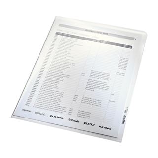 LEITZ 100 Sichth&uuml;llen 4020 DIN A4 glasklar glatt 0,16 mm