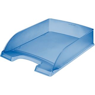 LEITZ Briefablage Plus blau-transparent