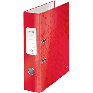 LEITZ Ordner rot Karton 8,0 cm DIN A4