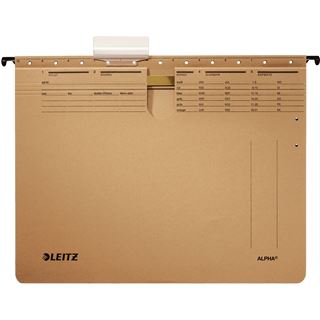 LEITZ 10 H&auml;ngehefter ALPHA&reg; 1914 Karton naturbraun 1 x