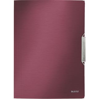 LEITZ Eckspanner Style 3977 DIN A4 granat rot