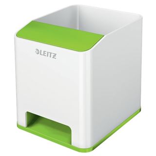 LEITZ Stiftehalter WOW Duo Colour perlwei&szlig;/gr&uuml;n Polystyrol