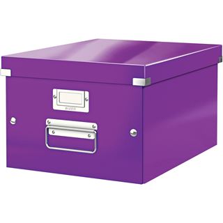 LEITZ Click & Store Aufbewahrungsbox 16,7 l violett 28,1 x 36,9 x
