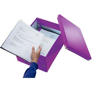 LEITZ Click & Store Aufbewahrungsbox 16,7 l violett 28,1 x 36,9 x